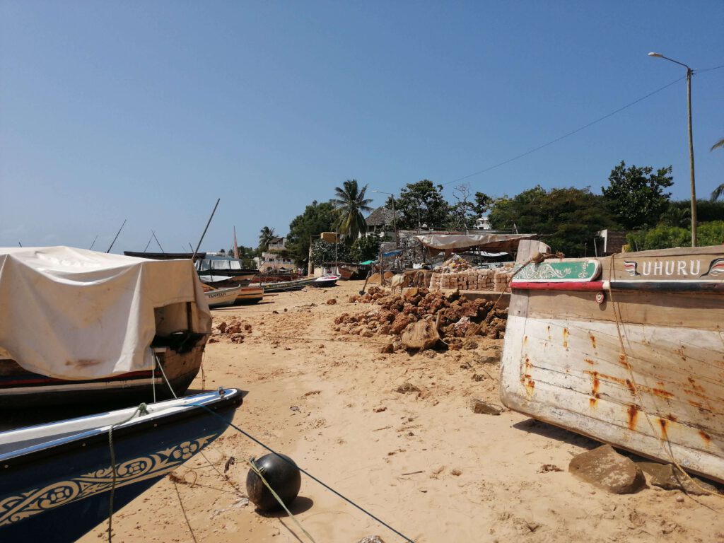 Dhow Manufaktur in Shela