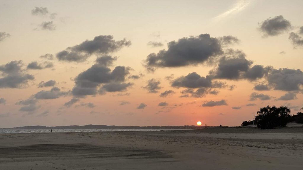 Sonnenuntergang am Strand